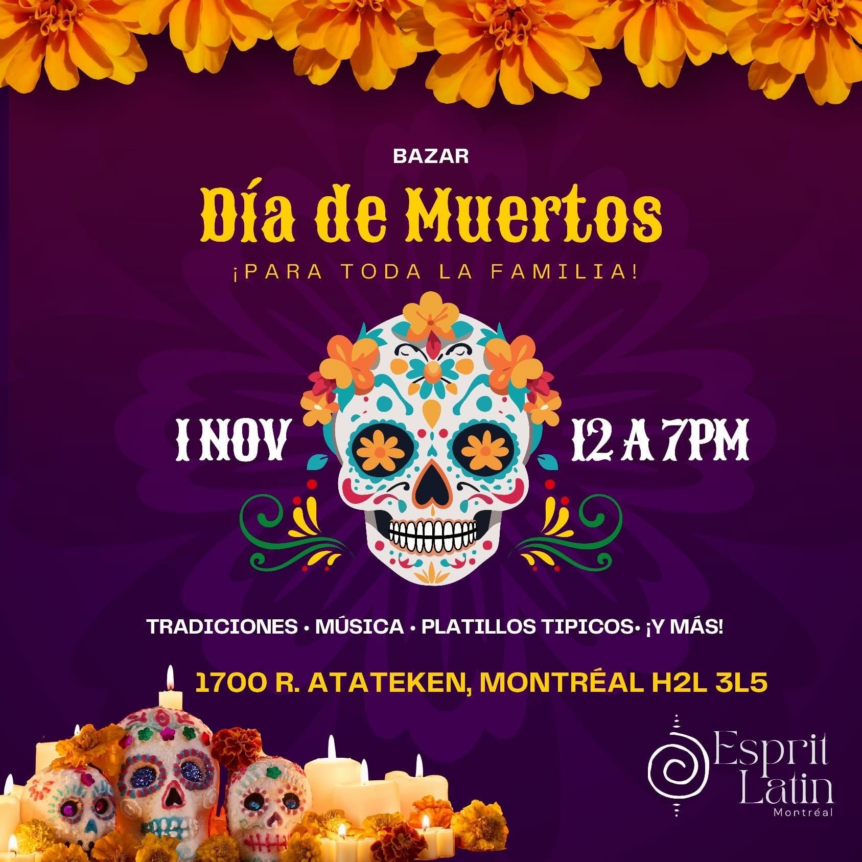 Dia de muertos en Montreal
