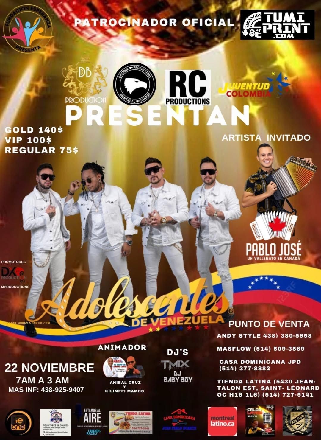 Adolescentes de Venezuela en Montreal