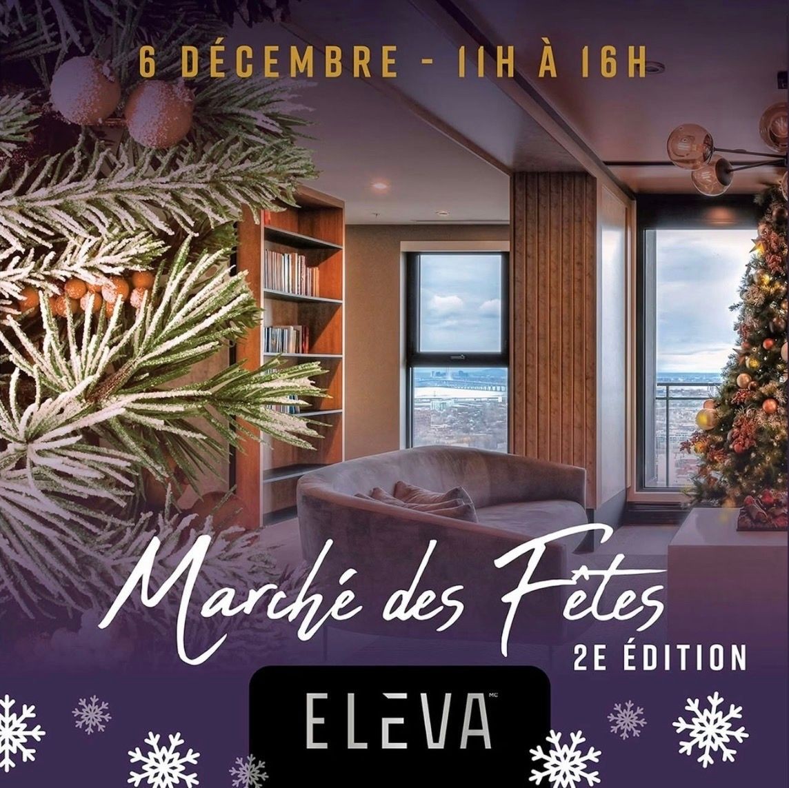 Marche des fetes ELeva en Montreal