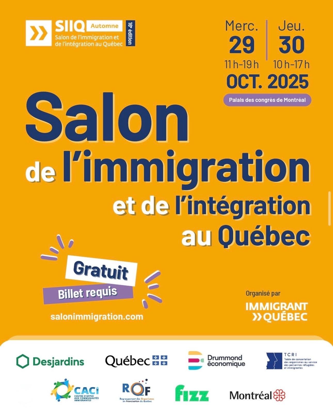 Salon de l'immigration en Montreal