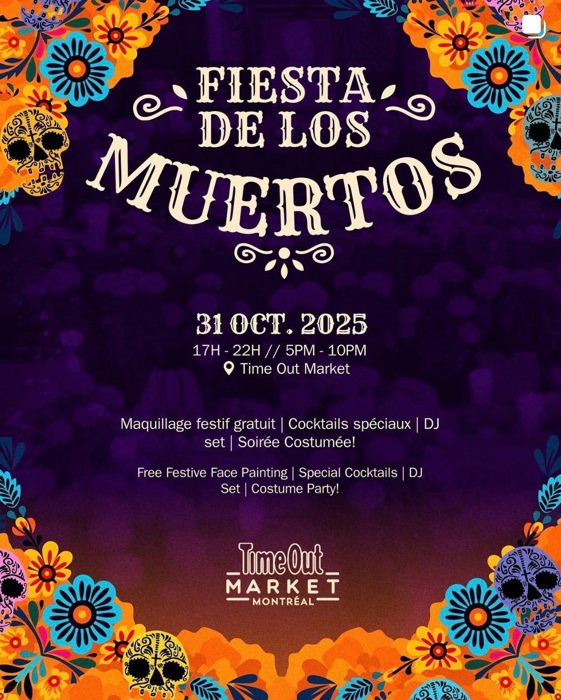 Fiesta de los muertos en Time Out Montreal