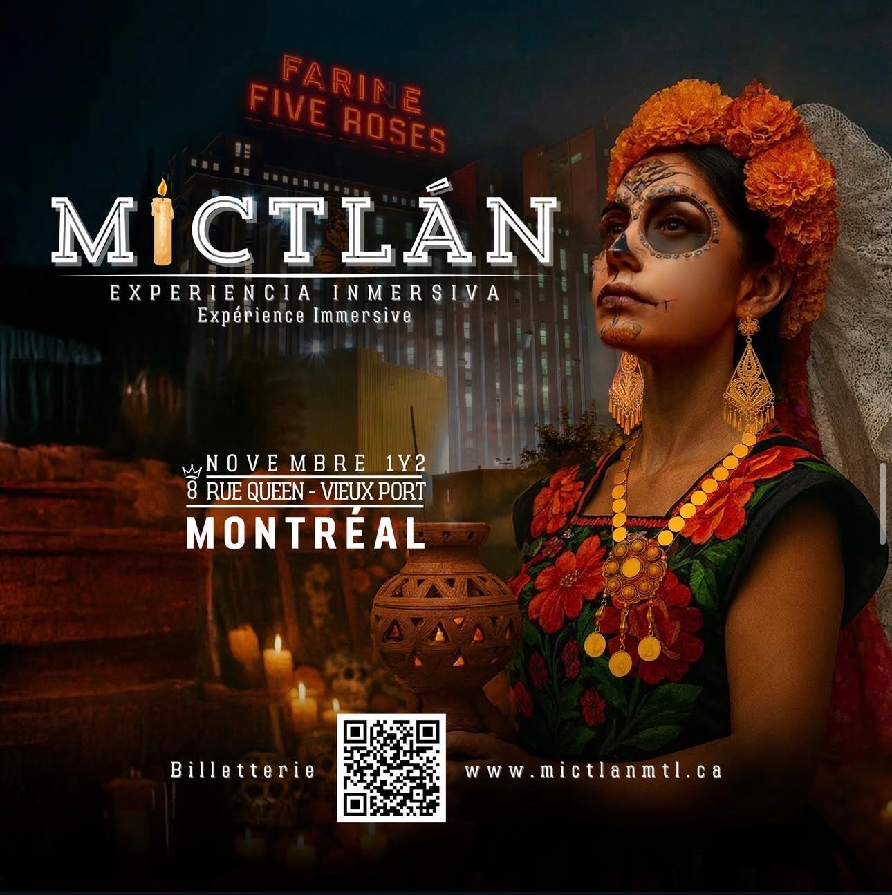 Mictlan experiencia inmersiva en montreal